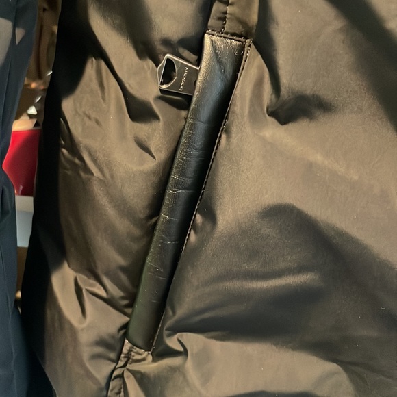 Mackage Brigid Cable Knit Collar Down Puffer Coat Medium - Picture 7 of 12